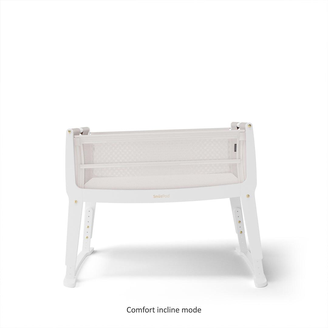 Snuz SnuzPod Studio Bedside Crib - Paris White-Bedside Cribs-Paris White- | Natural Baby Shower
