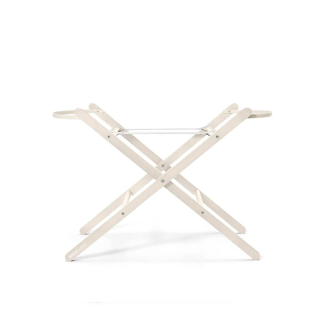 SnuzBaskit Barley Moses Basket & Cashmere Stand Set - Barley / Cashmere-Moses Baskets-Barley / Cashmere- | Natural Baby Shower