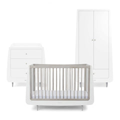 SnuzKot 3 Piece Nursery Furniture Set - The Natural Edit - Silver Birch-Nursery Sets-Silver Birch-No Mattress | Natural Baby Shower