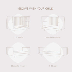 SnuzKot 2 Piece Nursery Furniture Set - The Natural Edit - Oak-Nursery Sets-Oak-No Mattress | Natural Baby Shower