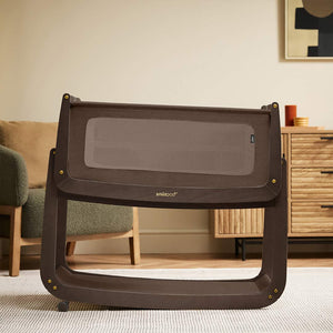 SnuzPod 5 Bedside Crib - Chocolate-Bedside Cribs-Chocolate-Crib | Natural Baby Shower