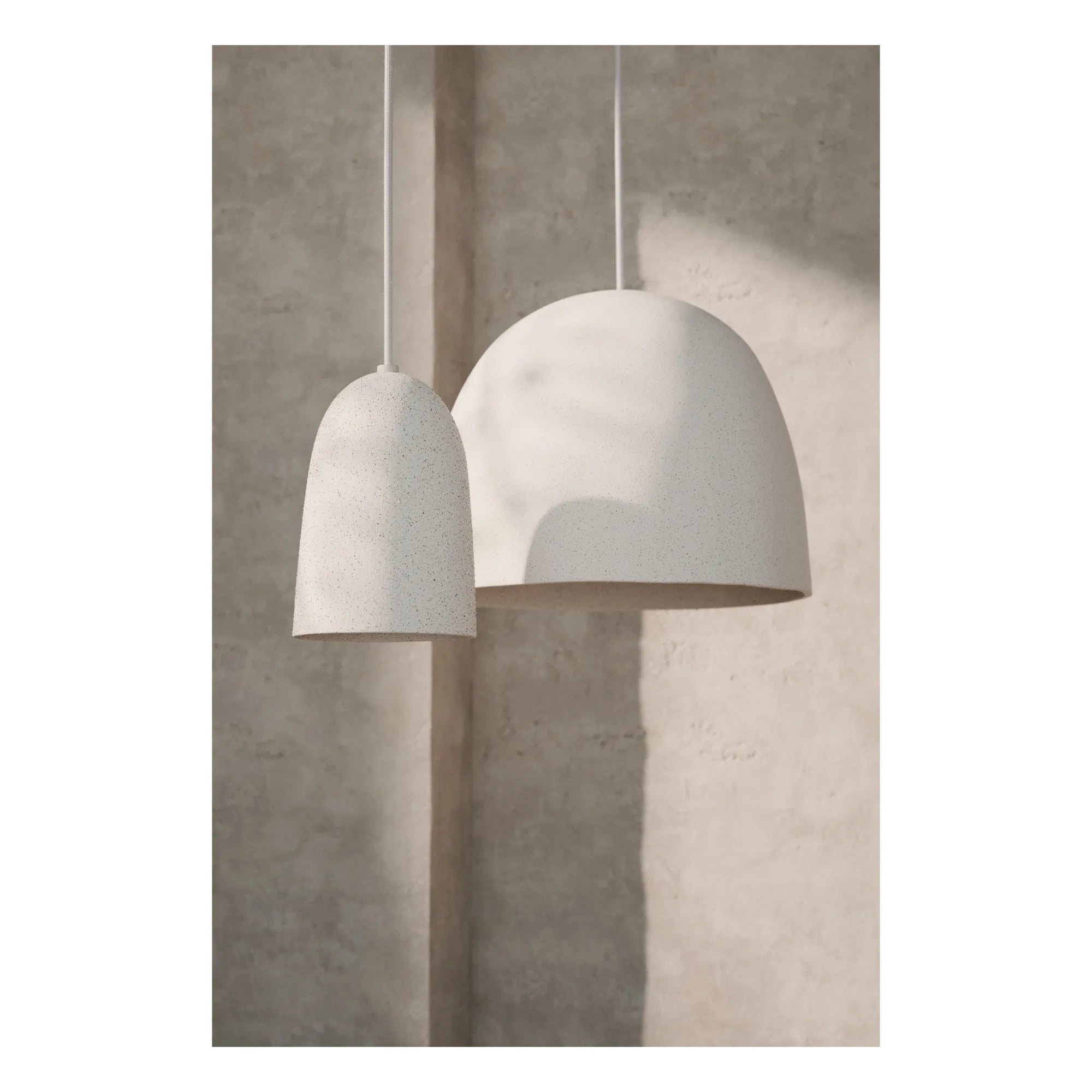 Ferm Living - Speckle Seramik Sarkıt Lamba | Kirli beyaz