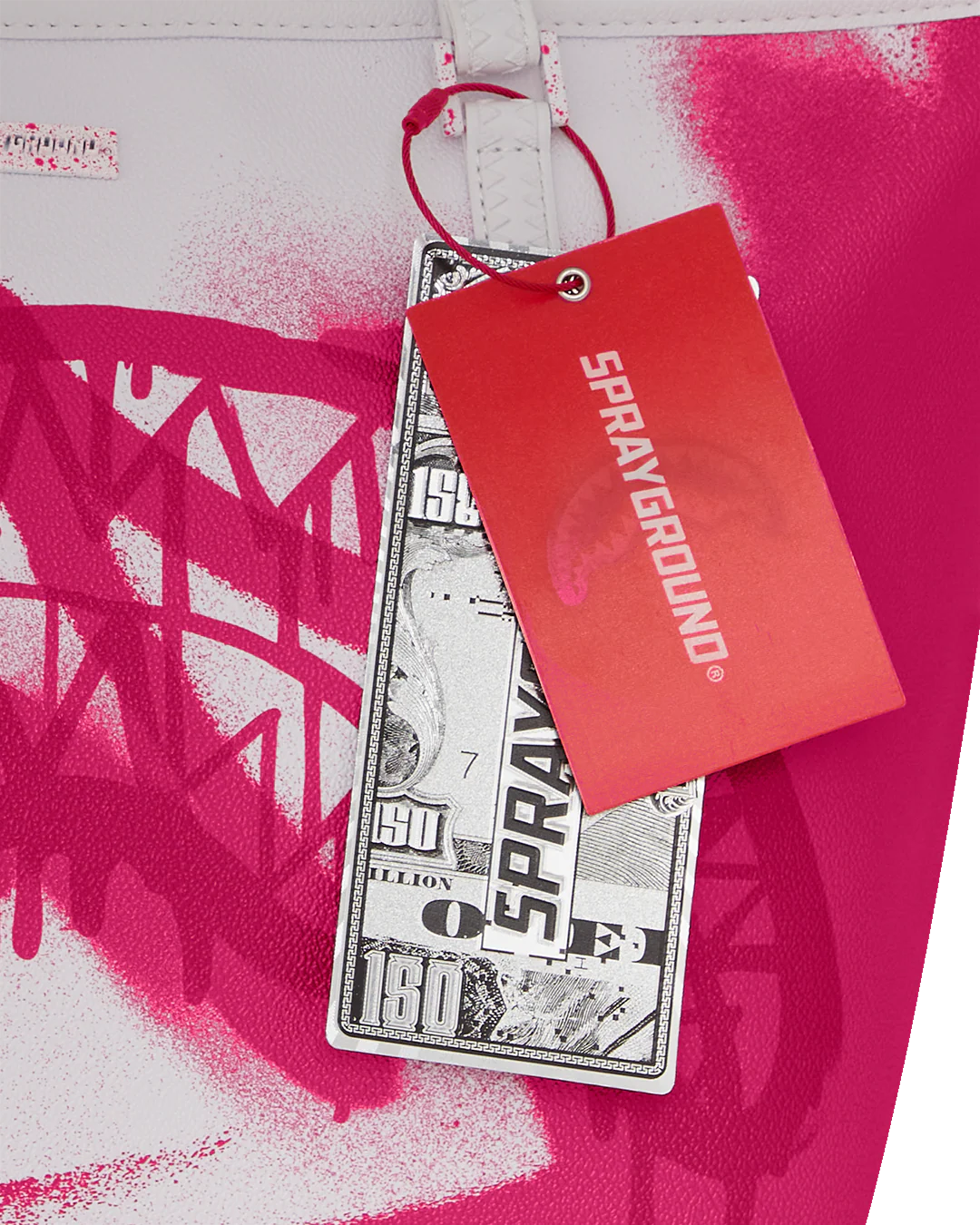 Sprayground - Storm Pink White Tote Umhängetasche