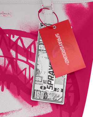 Sprayground - Storm Pink White Tote Umhängetasche