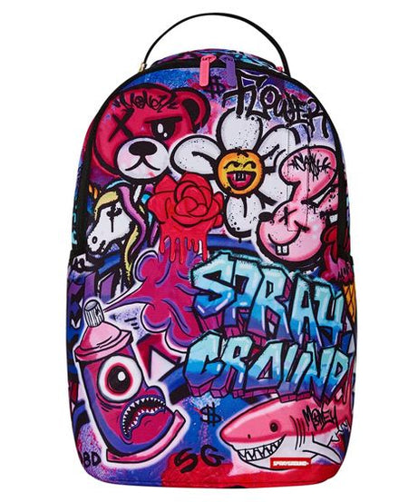 Sprayground - Kız Grafiti Baskılı Dlxr Sırt Çantası