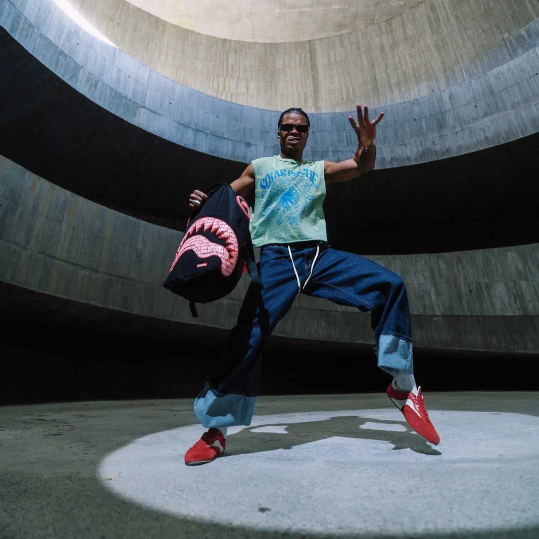 Sprayground - Mochila Core Dlx de Algodão com Logo Mouth