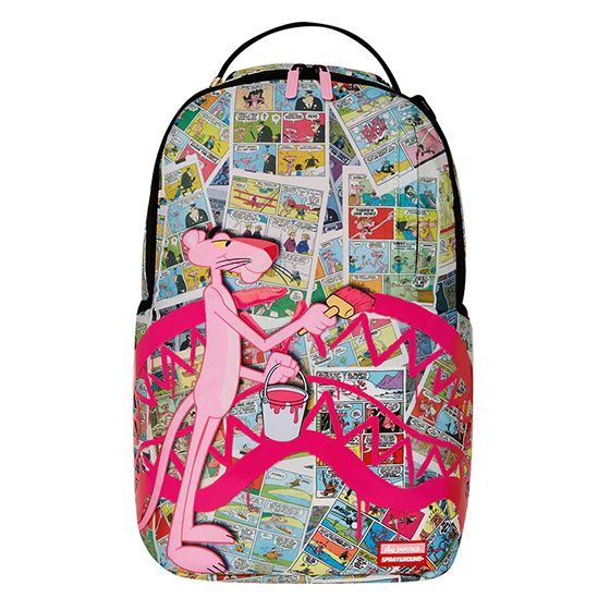 Sprayground - Pembe Panter Resim Sharkmouth Dlxr Sırt Çantası