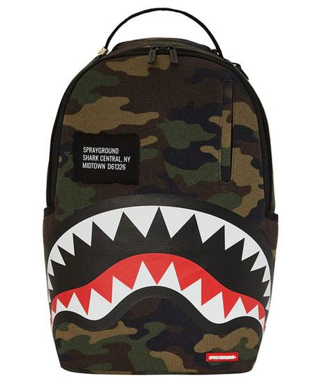 Sprayground - Shark Central Kamuflaj Dlxs Sırt Çantası