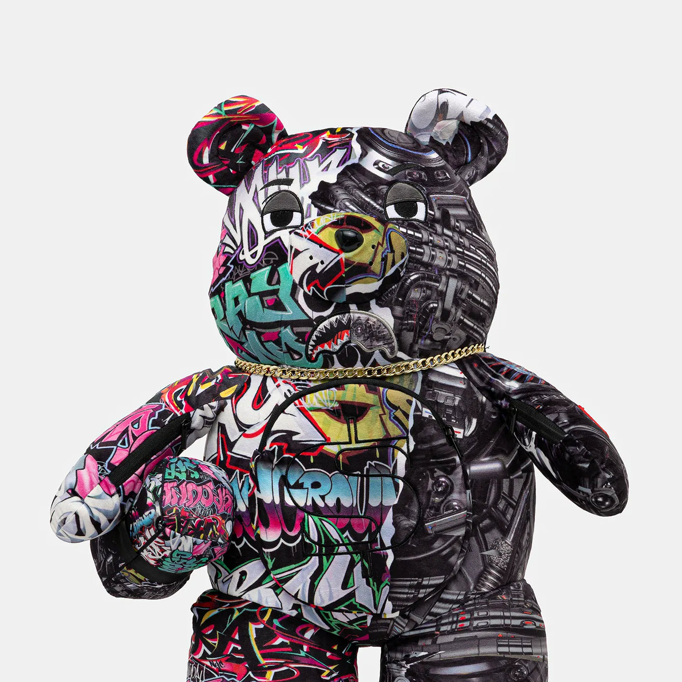 Sprayground - Ruksak Split Cybershark Para Ayısı Teddy