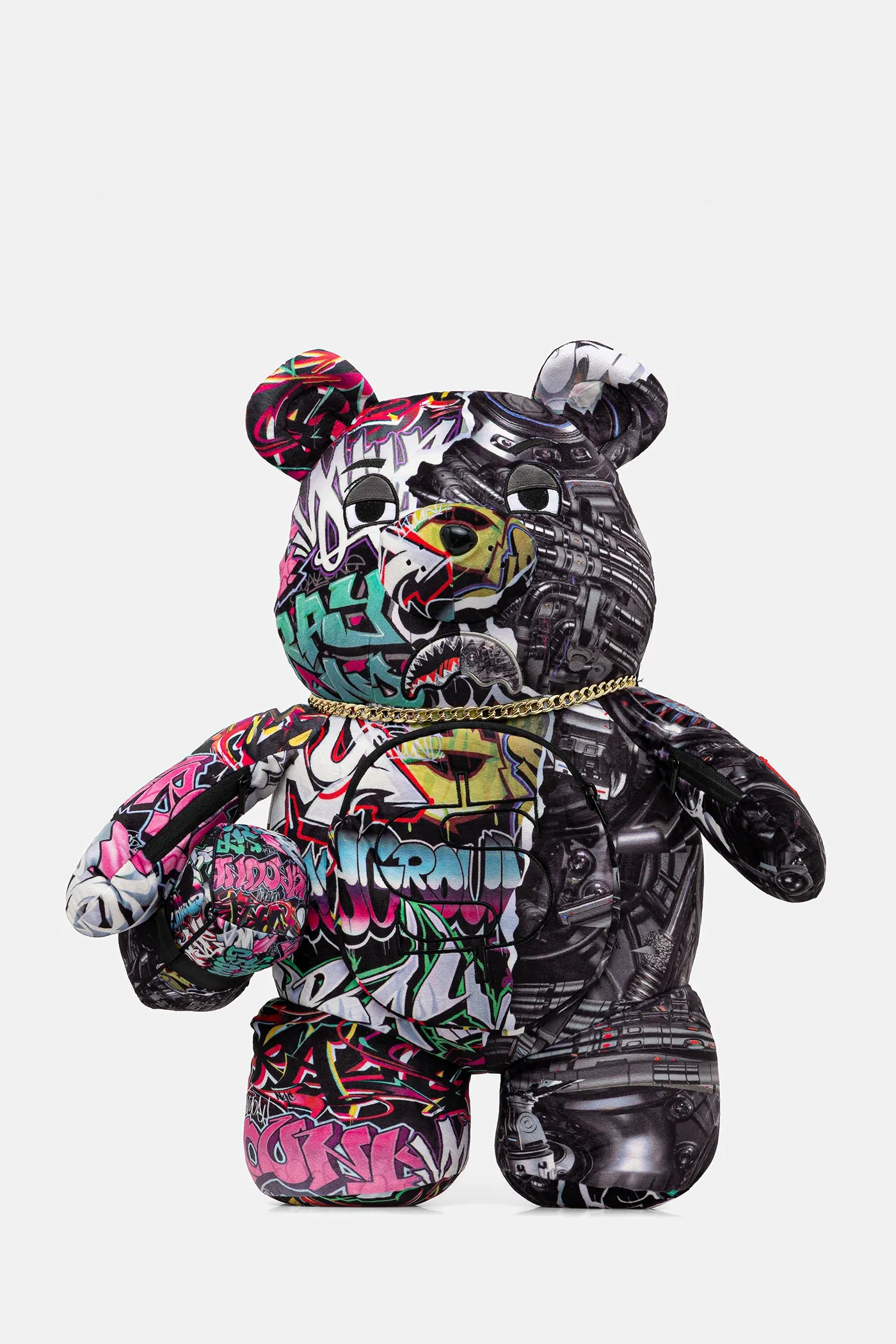 Sprayground - Mochila Teddy Urso Para Split Cybershark