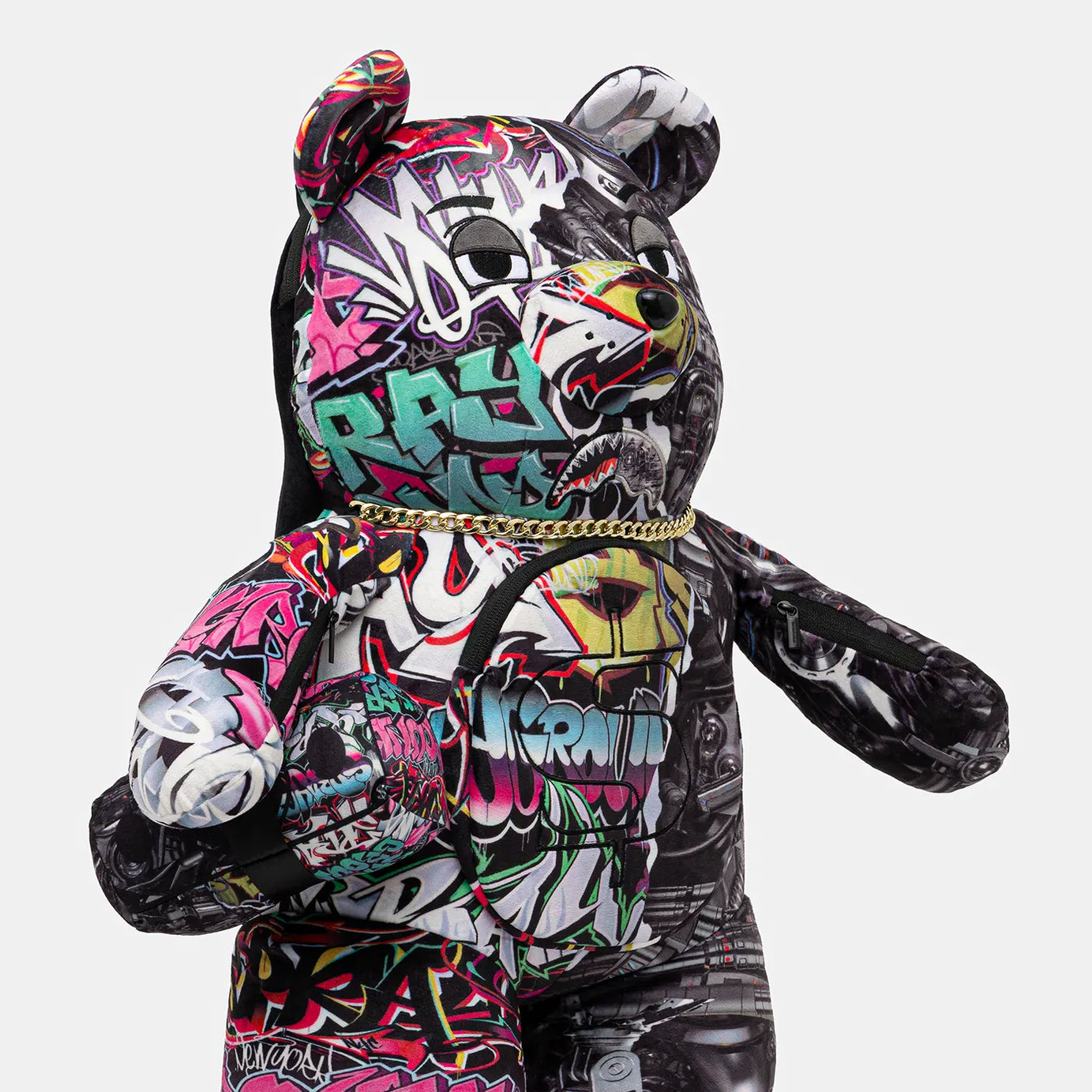 Sprayground - Ruksak Split Cybershark Para Ayısı Teddy