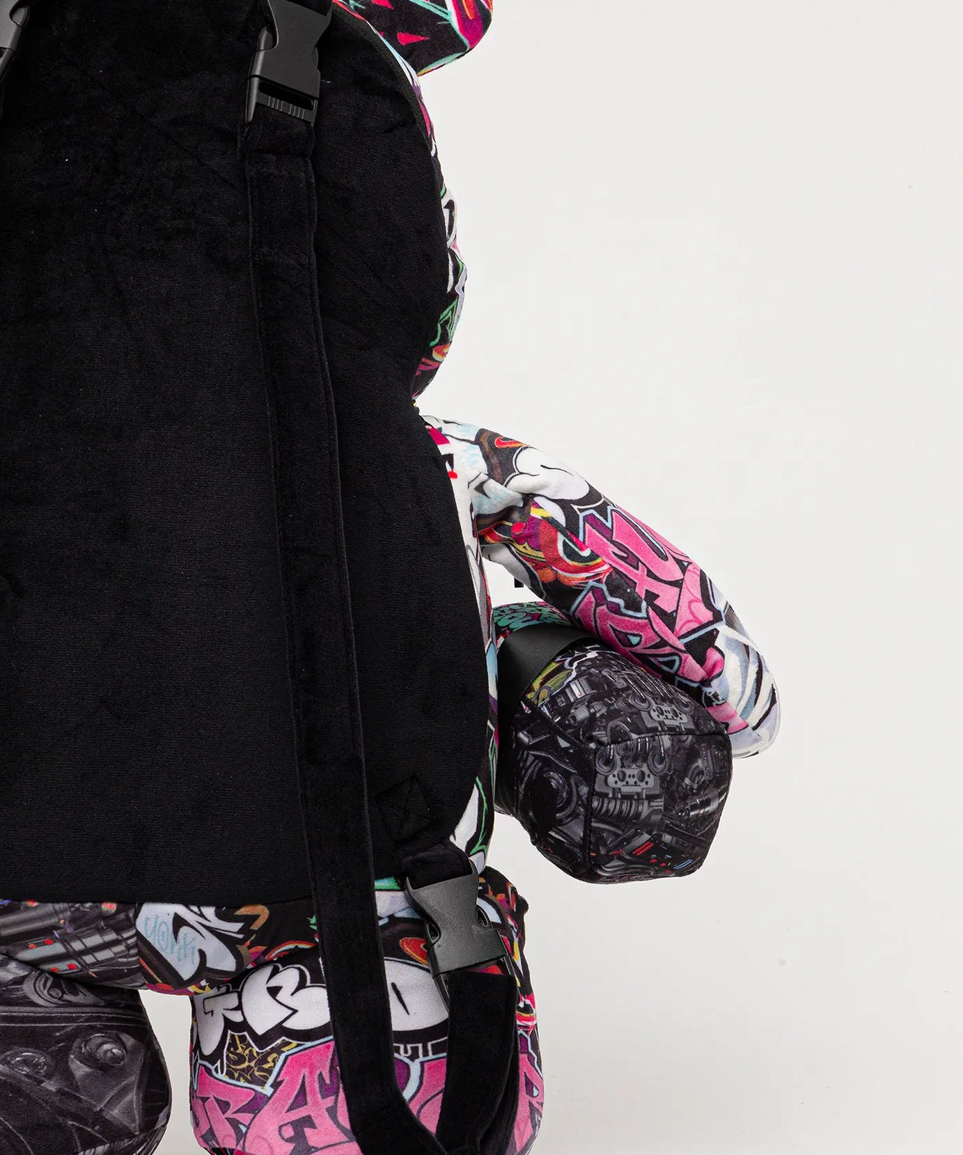 Sprayground - 分裂赛博鲨熊猫泰迪背包