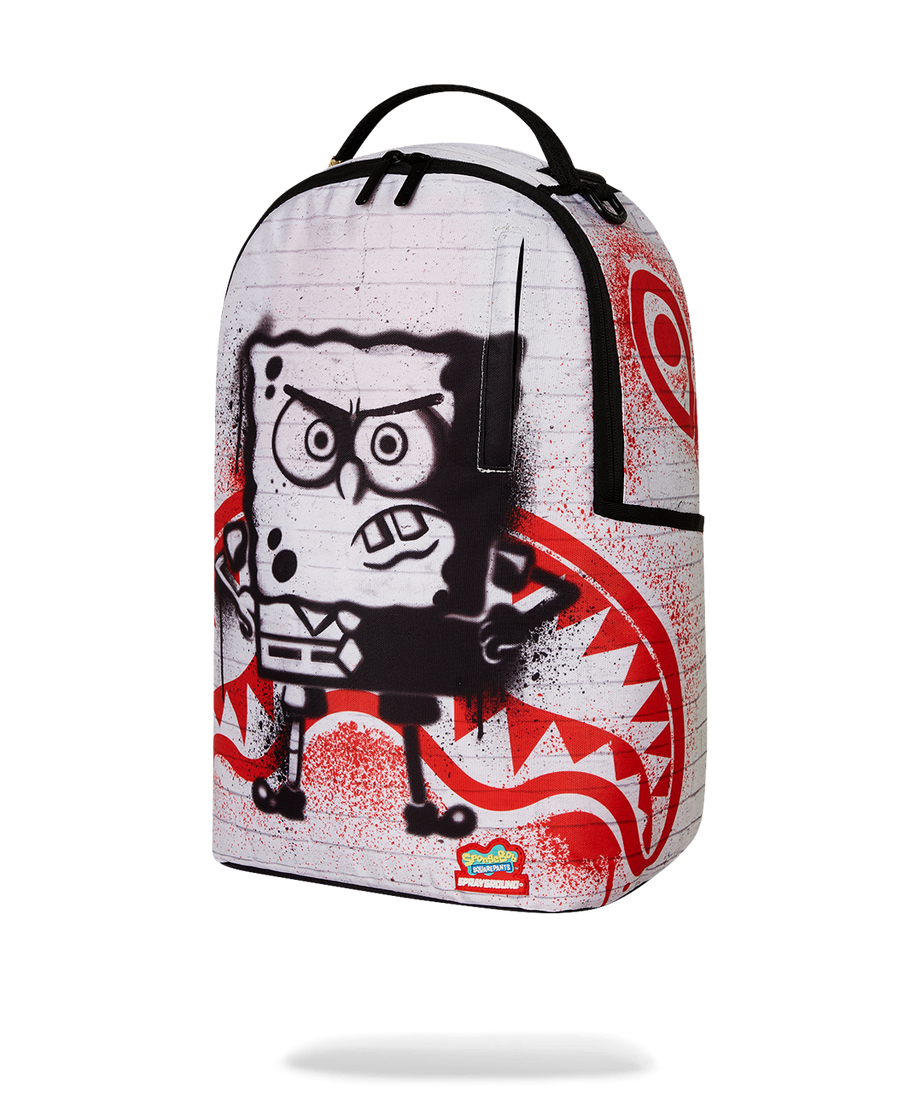 Sprayground - Zaino DLXR con motivo SpongeBob per parete