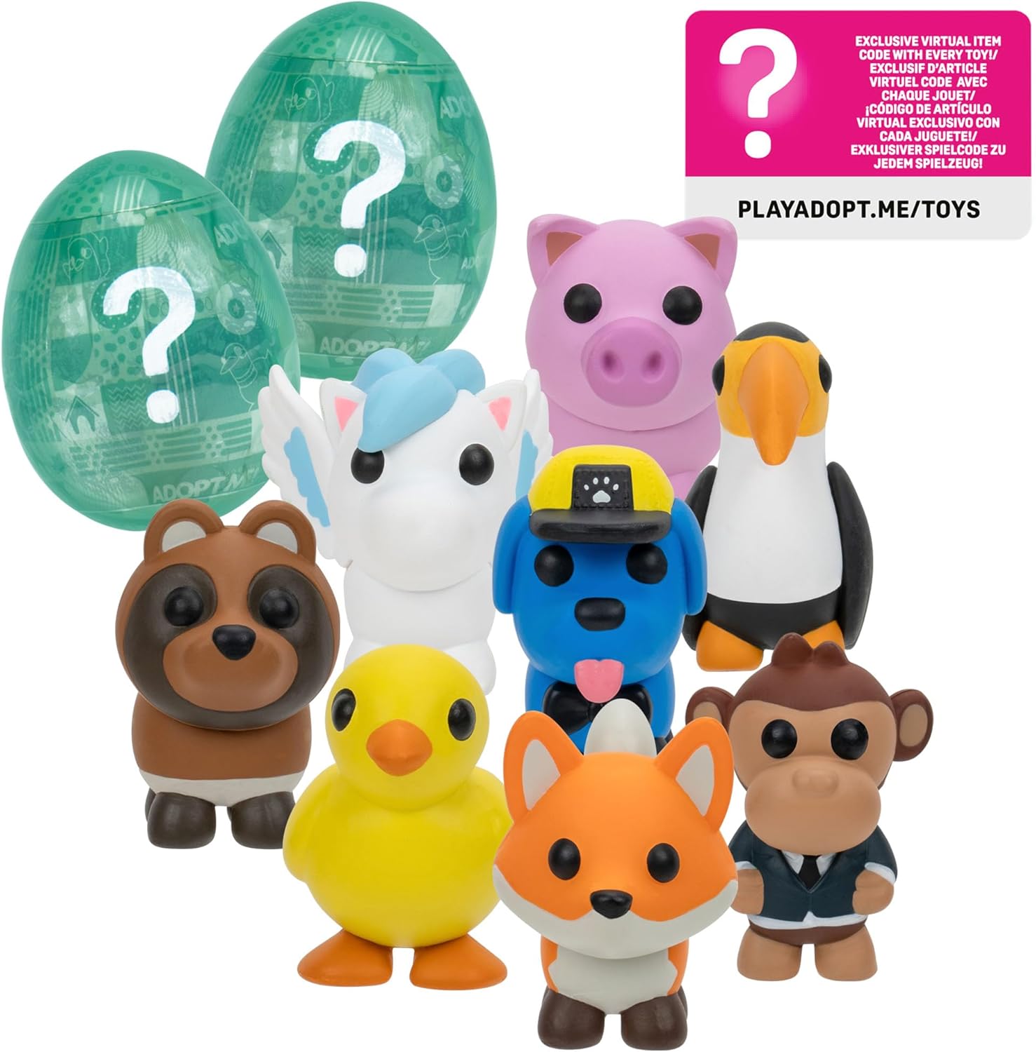 Squishmallows - ¡Adóptame! Serie 2 Figuras de Juguete de 10 Mascotas Misteriosas