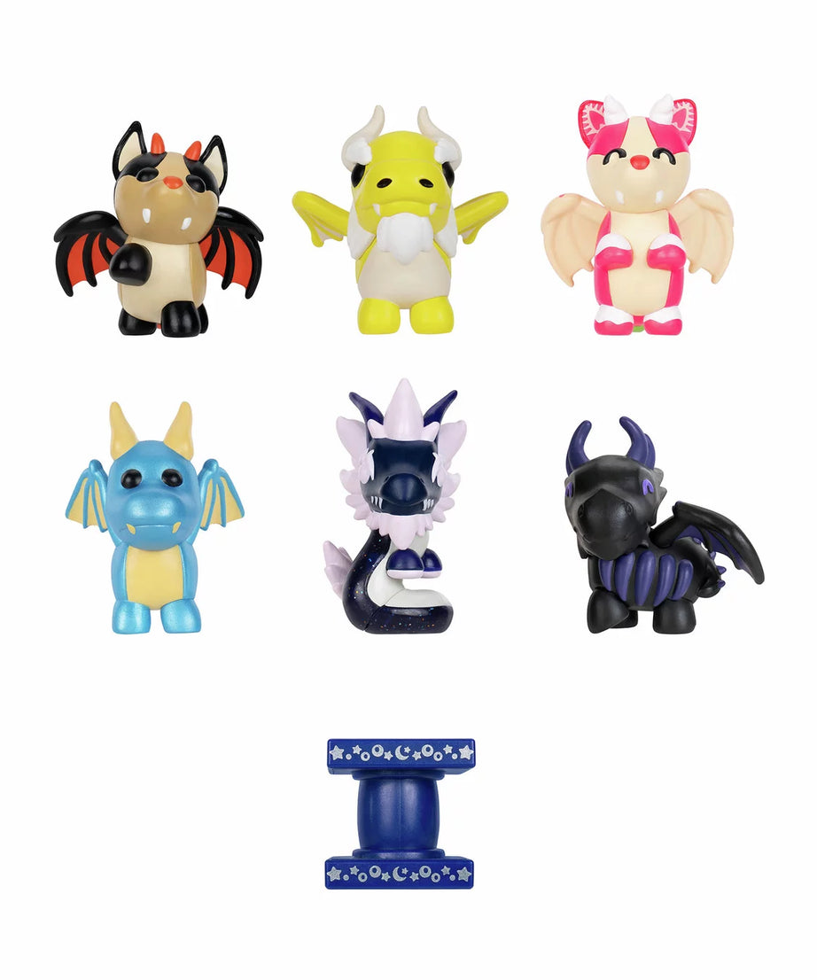 Squishmallows - ¡Adóptame! Figuras de Juguete de Dragones Legendarios de 6 piezas