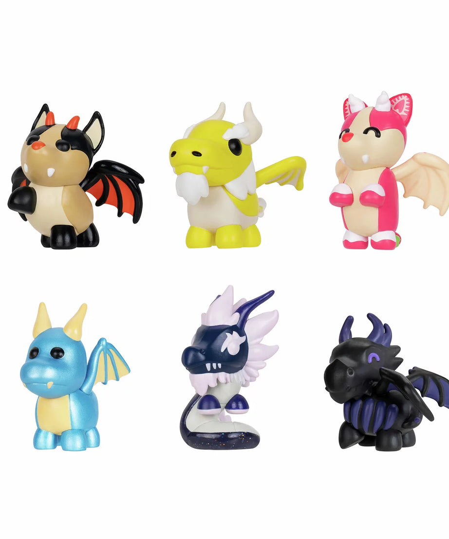 Squishmallows - ¡Adóptame! Figuras de Juguete de Dragones Legendarios de 6 piezas