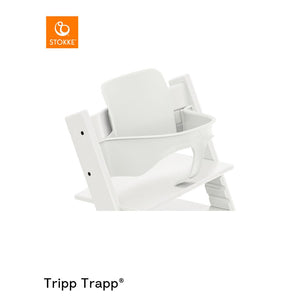 Stokke Tripp Trapp Highchair Newborn + Baby Set Bundle - White - 2024-Highchairs-White- | Natural Baby Shower