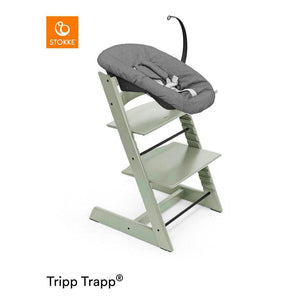 Stokke Tripp Trapp Highchair + Newborn Set-Highchairs-Glacier Green-Anthracite | Natural Baby Shower