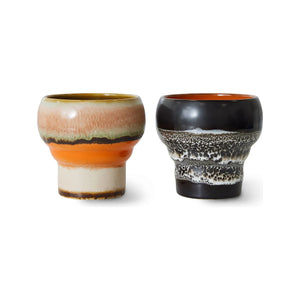 HKliving - Set of 2 Stoneware Mugs