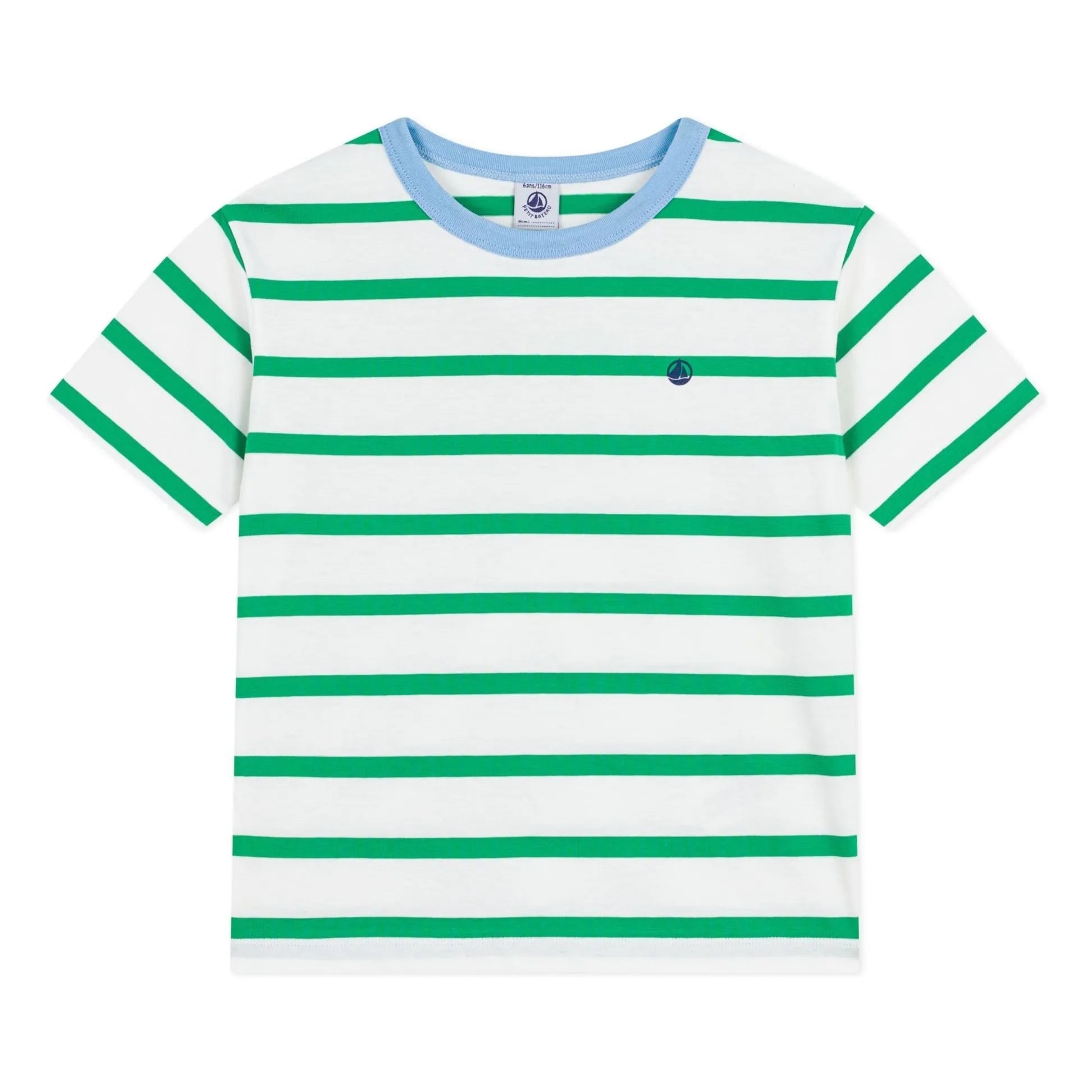 Petit Bateau - Gestreiftes T-Shirt | Grün