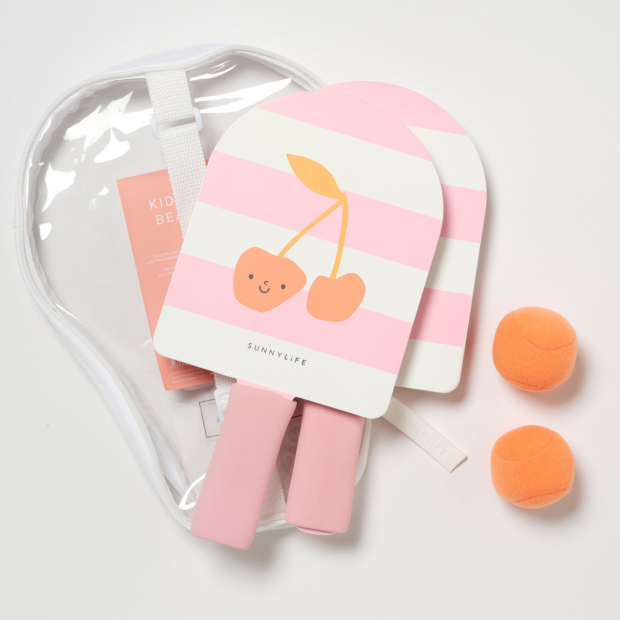Sunnylife - Kinder Strand Klebe-Tennis-Schläger Set