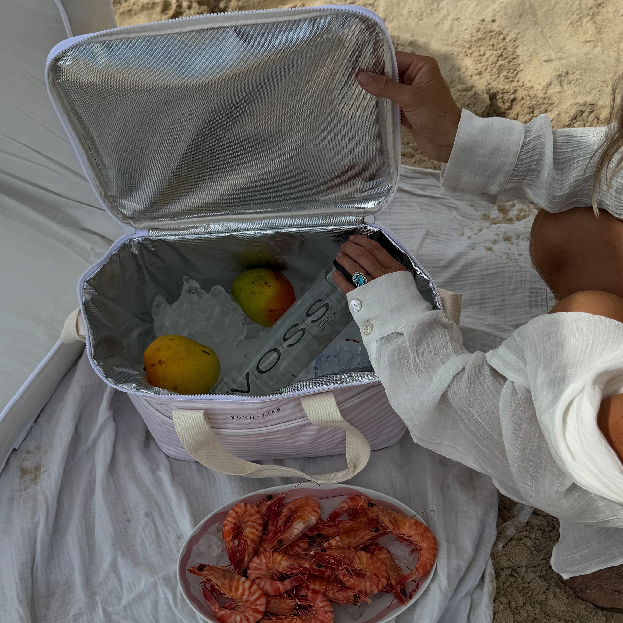 Sunnylife - Bolsa de Playa con Enfriador Perezoso