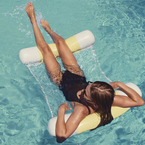Sunnylife – Lemon Schwimmendes Hängematte für Meer und Pool