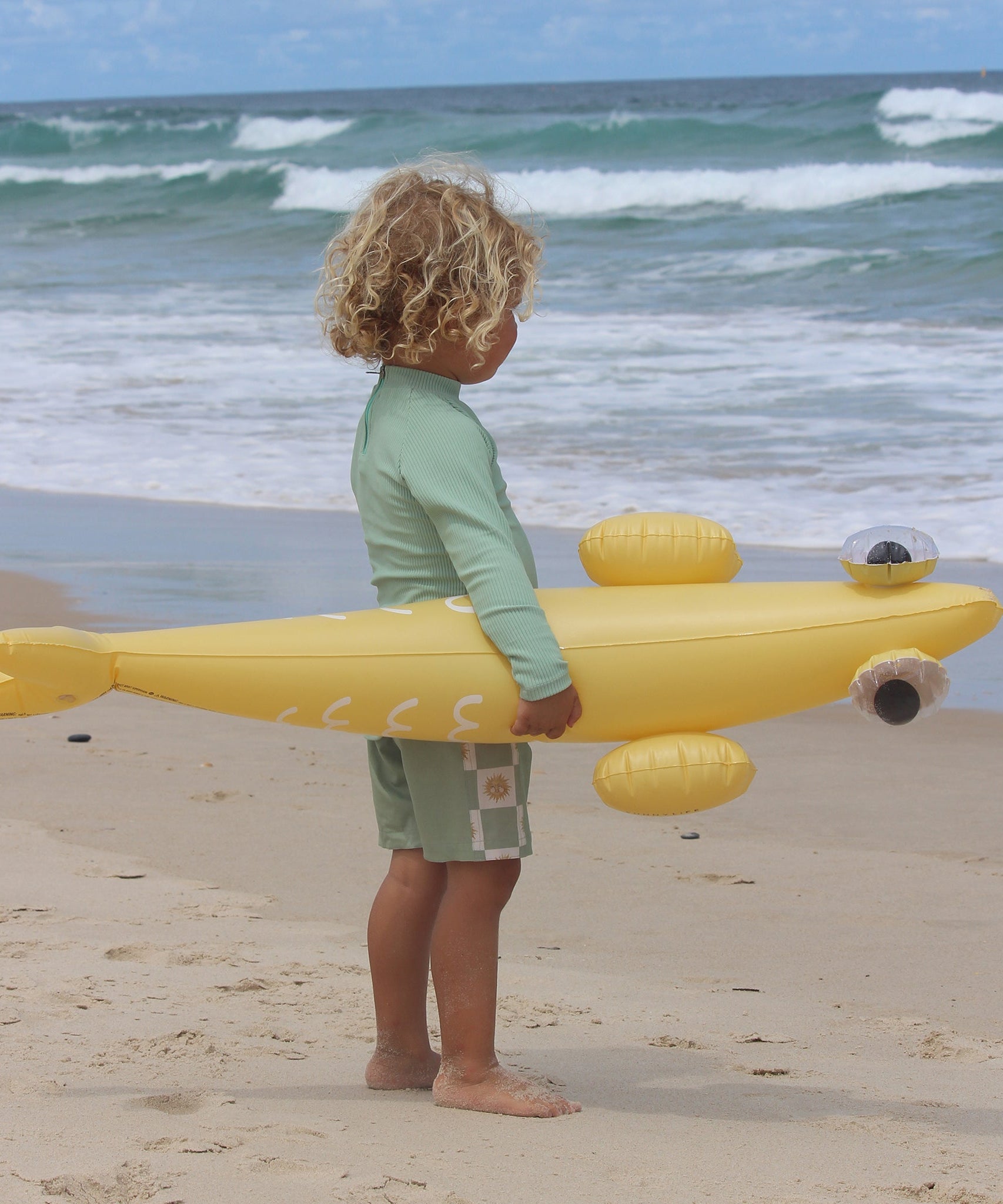 Sunnylife - Balık Finn 充气海洋和游泳池游泳配件