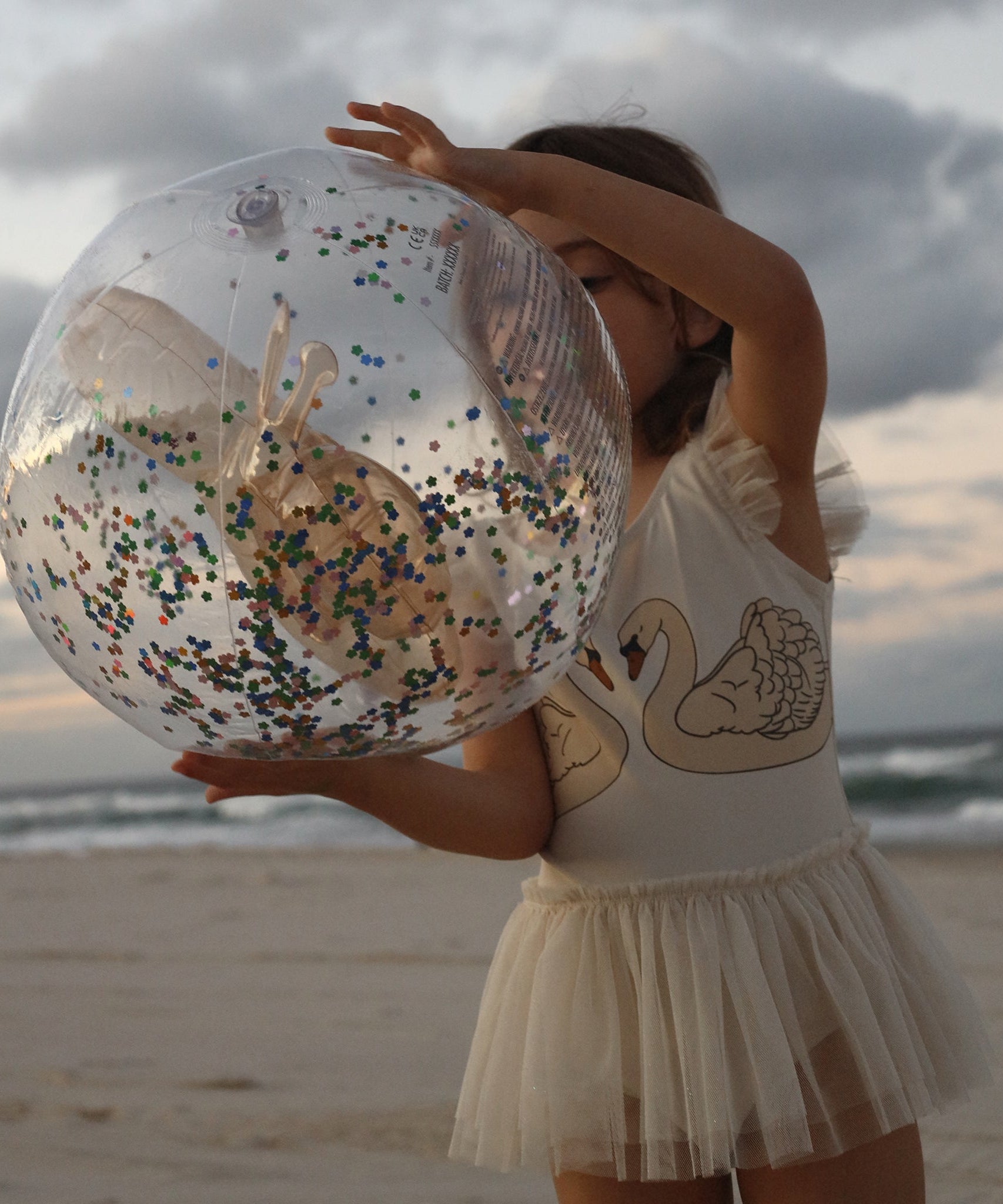 Sunnylife - 棉花糖 3D 充气沙滩球