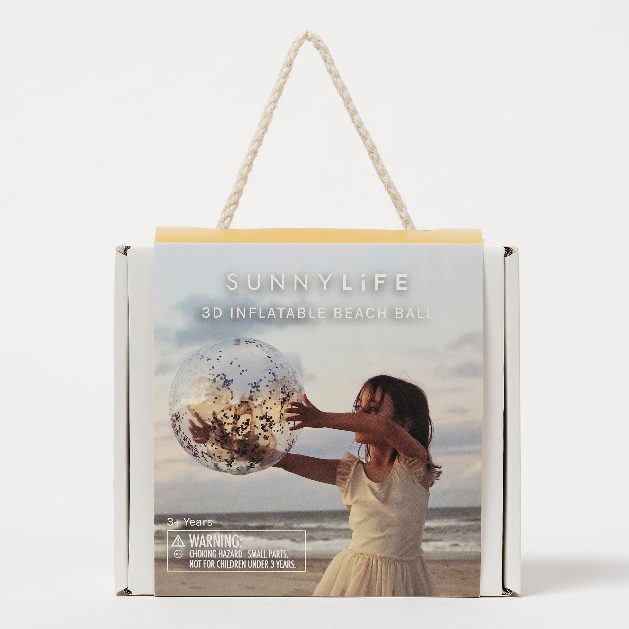 Sunnylife - 棉花糖 3D 充气沙滩球