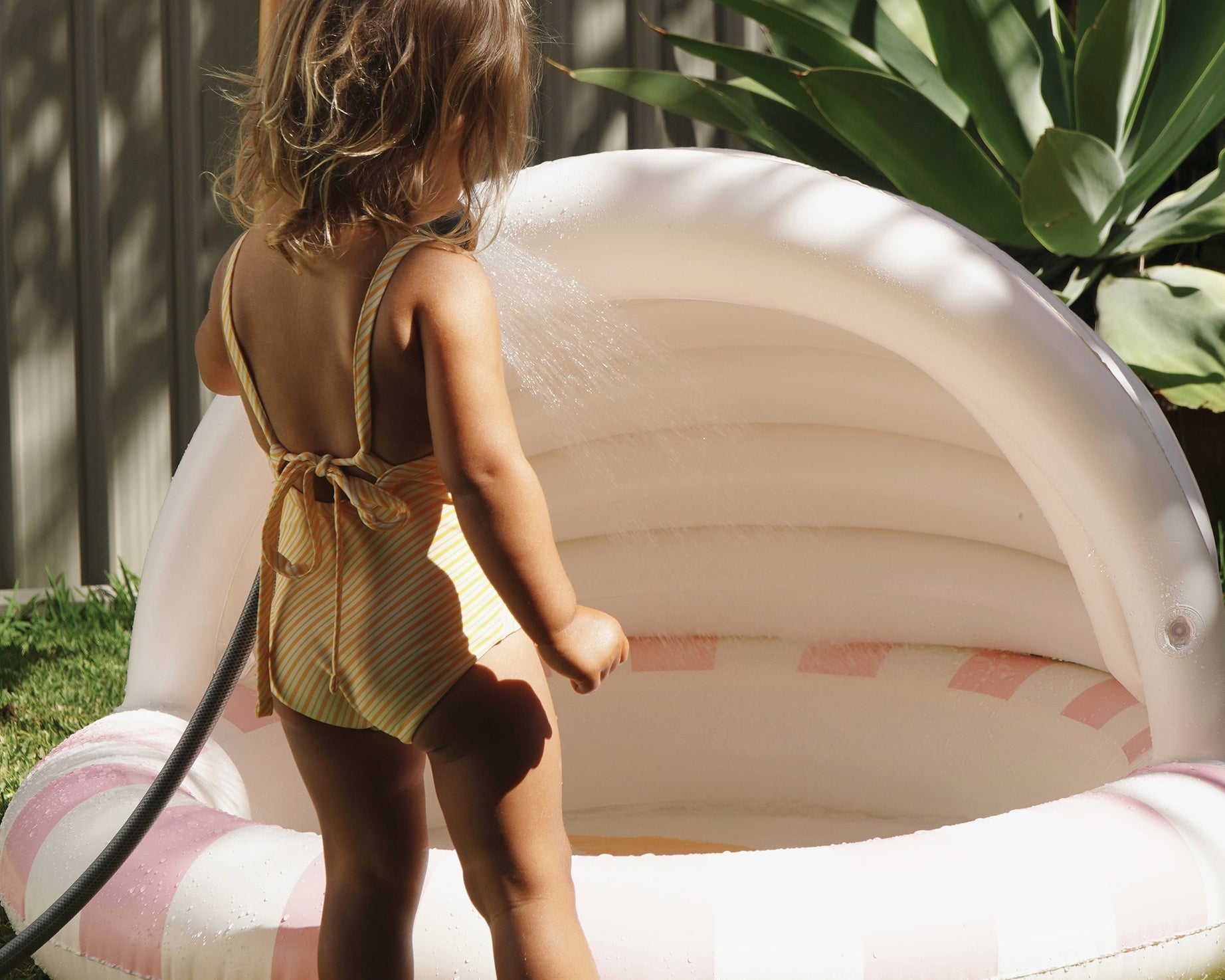 Sunnylife - Cotton Candy Güneşlikli Çocuk Havuzu