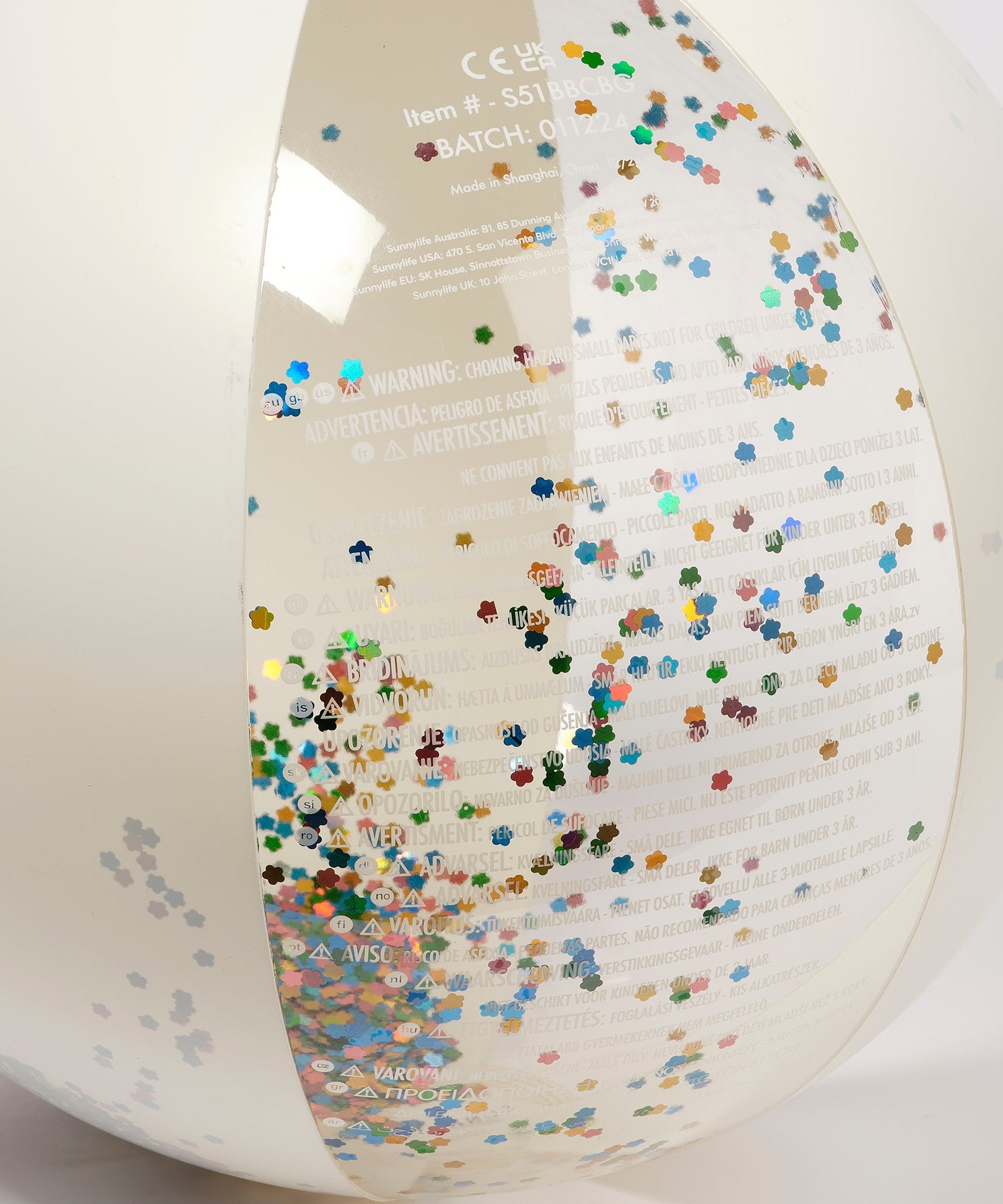 Sunnylife - 棉花糖充气闪光沙滩球