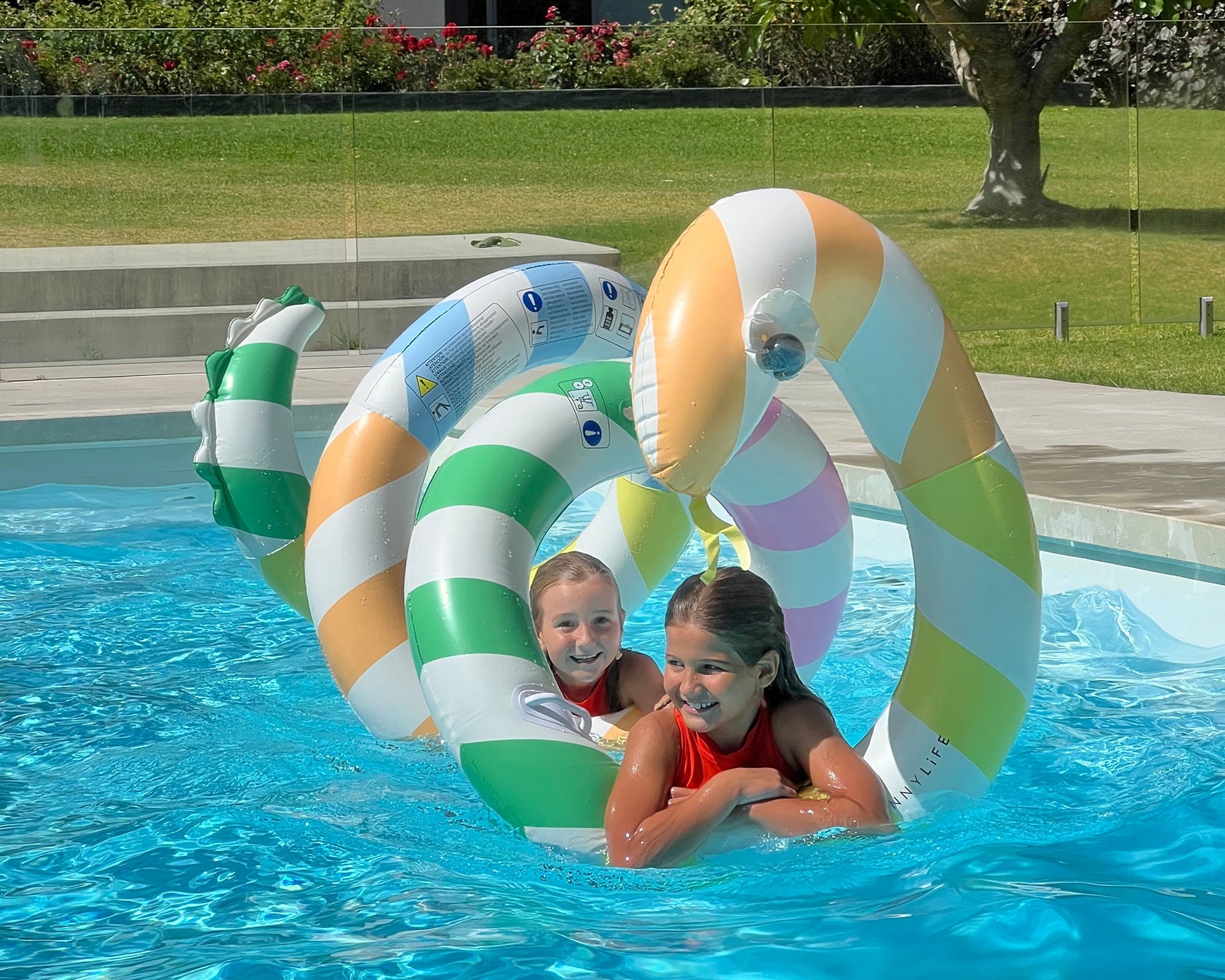 Sunnylife - Dev Yılan Şişme Havuz Eğlencesi ve Yatağı