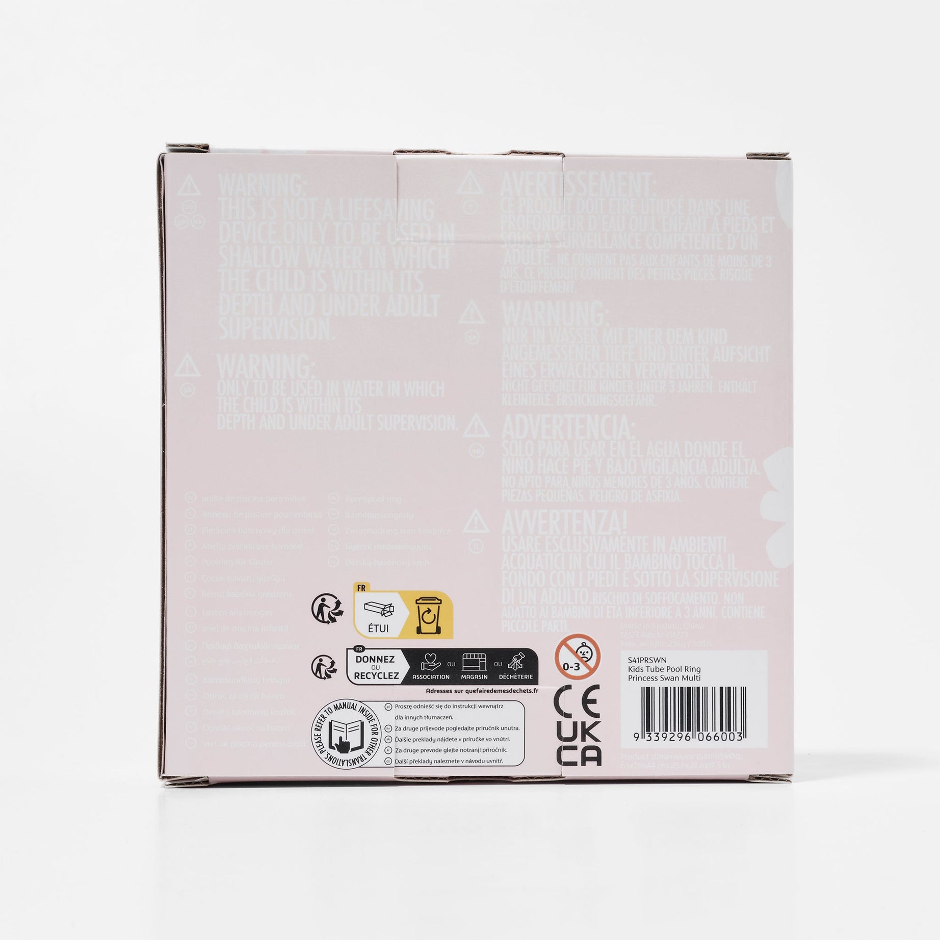 Sunnylife - 公主天鹅儿童充气海洋和游泳池游泳圈