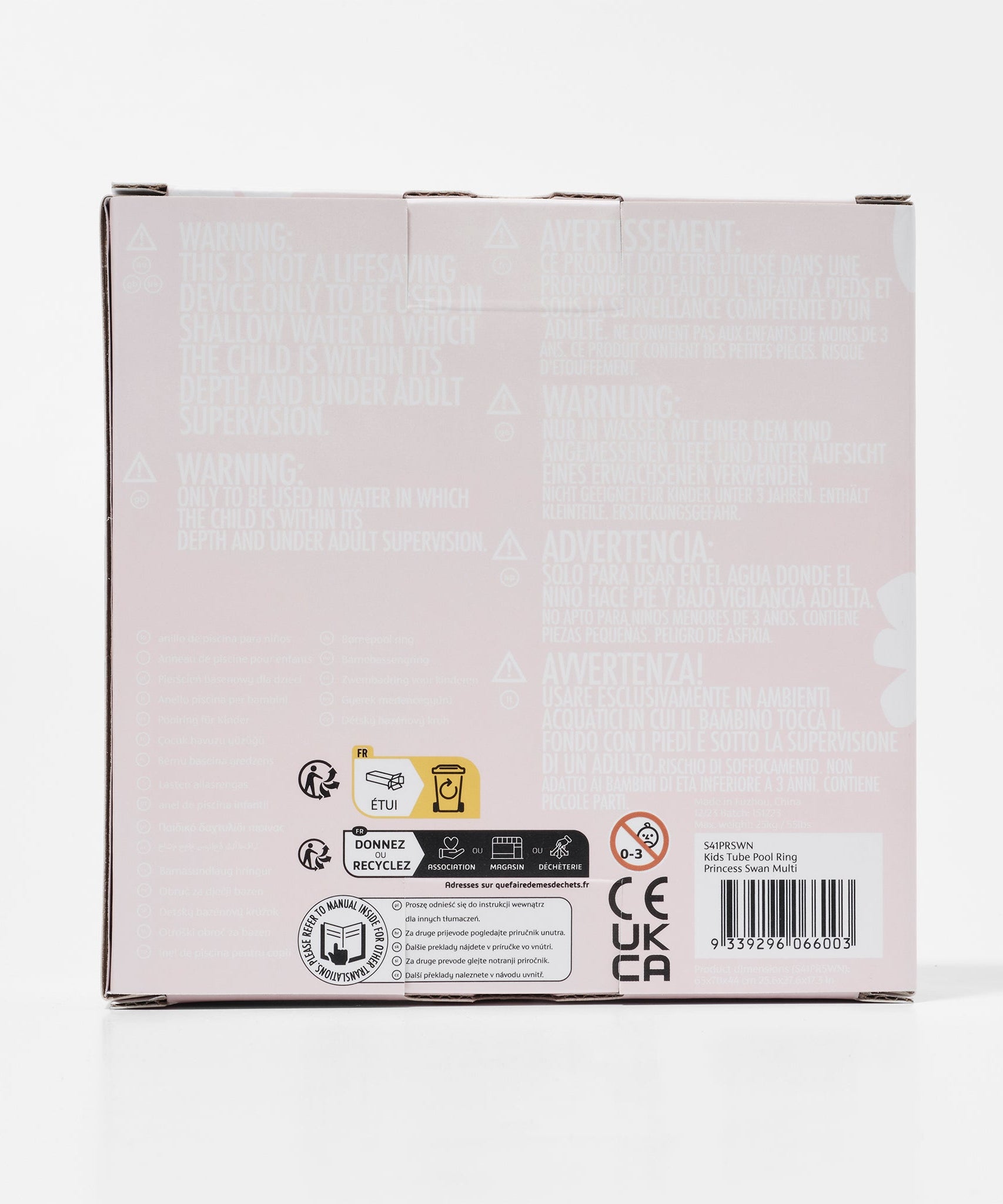 Sunnylife - 公主天鹅儿童充气海洋和游泳池游泳圈