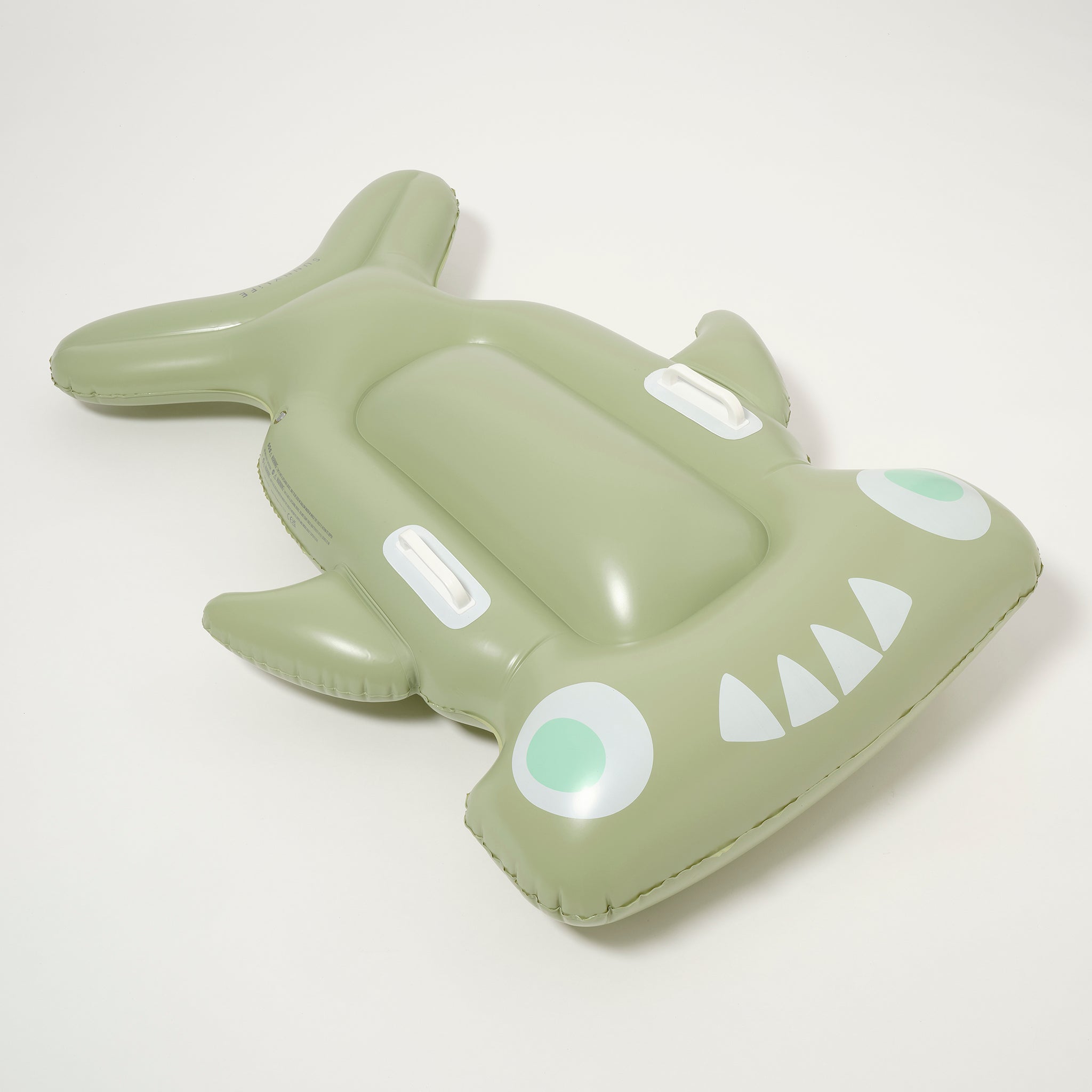 Sunnylife - Salty the Shark インフレータブル海とプール用子供用ベッド