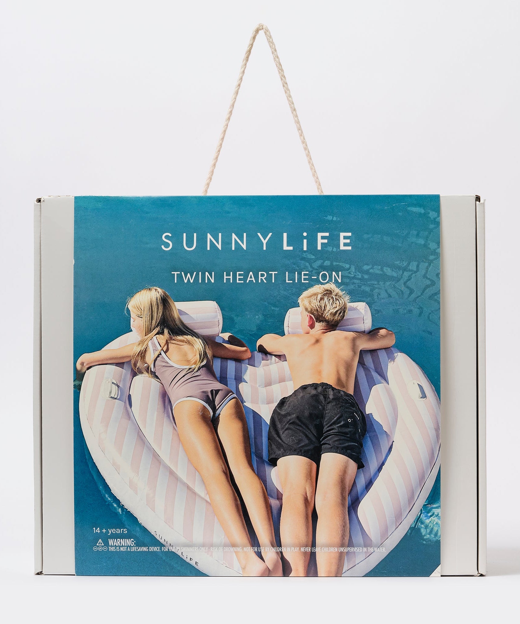 Sunnylife - 偷走了我的心 双人充气泳池和海床