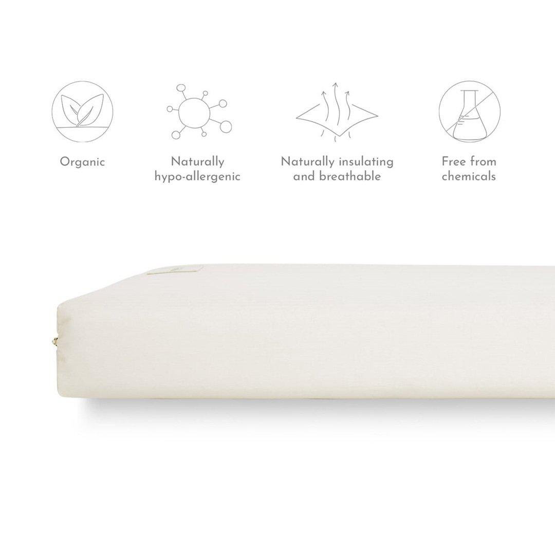 The Little Green Sheep Organic Cot Mattress 60x120cm-Mattresses- | Natural Baby Shower