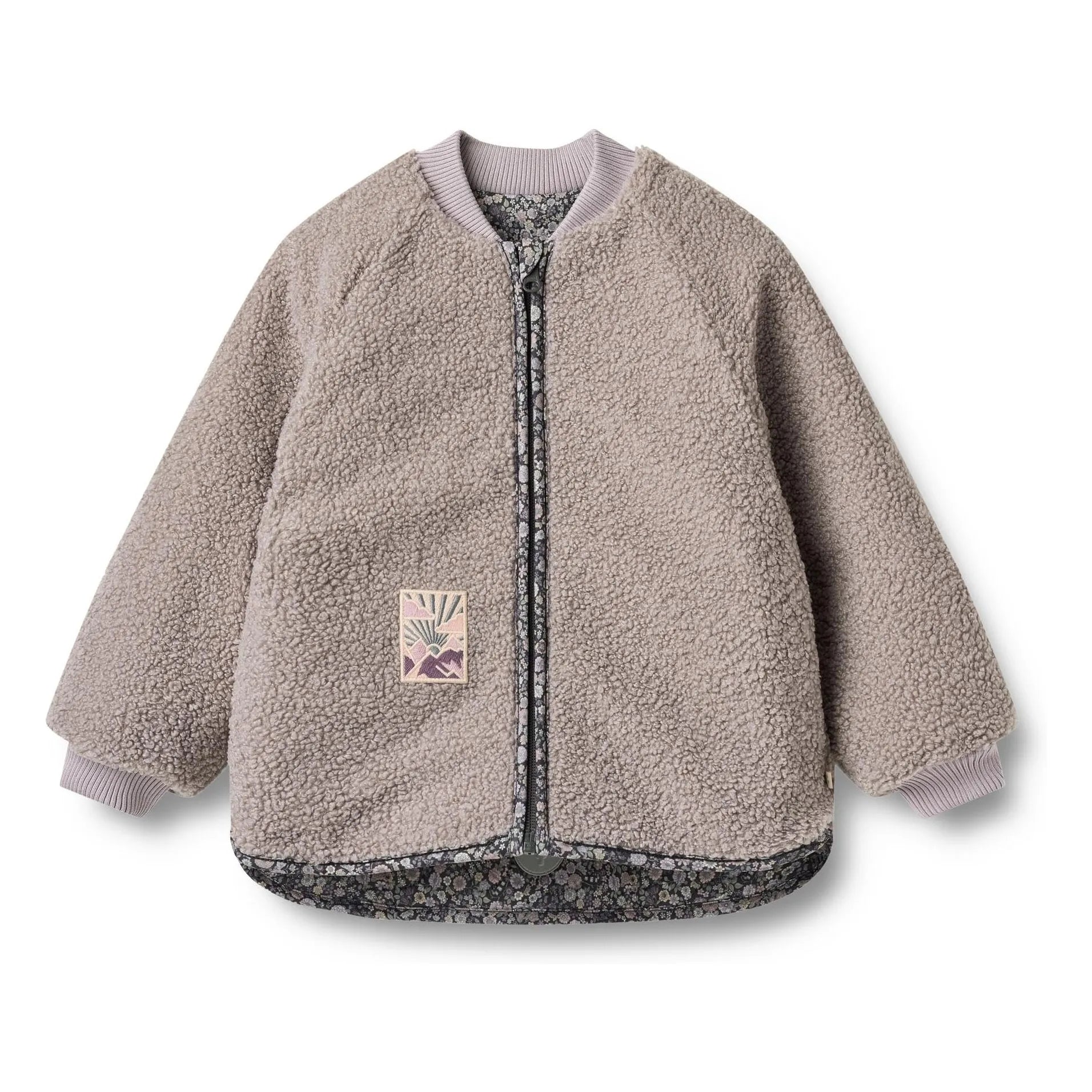 Wheat - Thermo Lake Reversible Jacket Made from Recycled Fibers | Dark Gray
