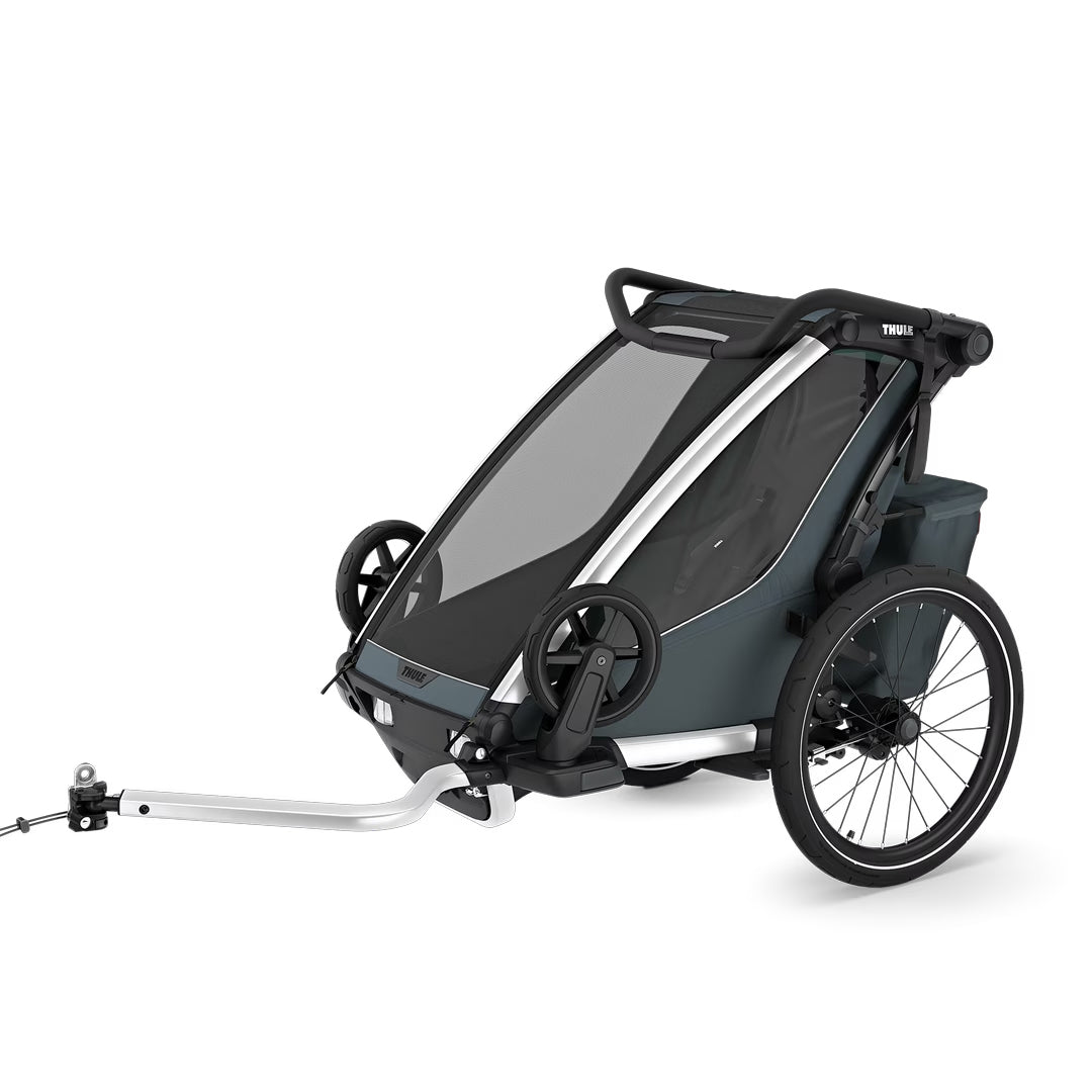 Thule Chariot Cross2 - Dark Slate-Strollers-Dark Slate-Single | Natural Baby Shower