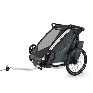 Thule Chariot Cross2 - Dark Slate-Strollers-Dark Slate-Single | Natural Baby Shower