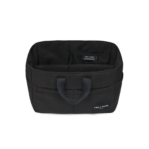 Tiba + Marl Canvas Caddy - Black-Changing Bags-Black- | Natural Baby Shower