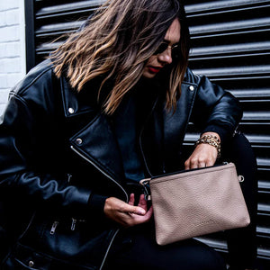 Tiba + Marl Cross Body Bag - Taupe-Mini Bags- | Natural Baby Shower