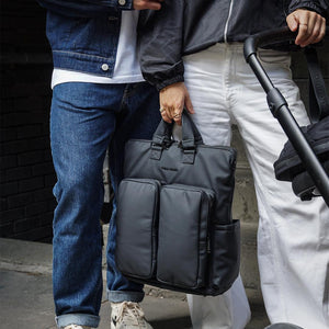 TIBA + MARL Ozzy Backpack - Matte Black-Changing Bags-Matte Black- | Natural Baby Shower