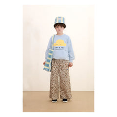 Tinycottons - Tiny & Tiny organik pamuklu sweatshirt | Açık mavi
