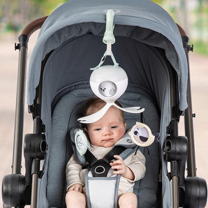 Tiny Love Tummy Time Mobile - Black & White-Baby Mobiles-Black & White- | Natural Baby Shower