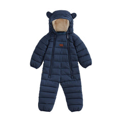 TOASTIE Eco-Fill Onesie - Ink Navy + Seagrass-Snowsuits-Ink Navy + Seagrass-0-6m | Natural Baby Shower