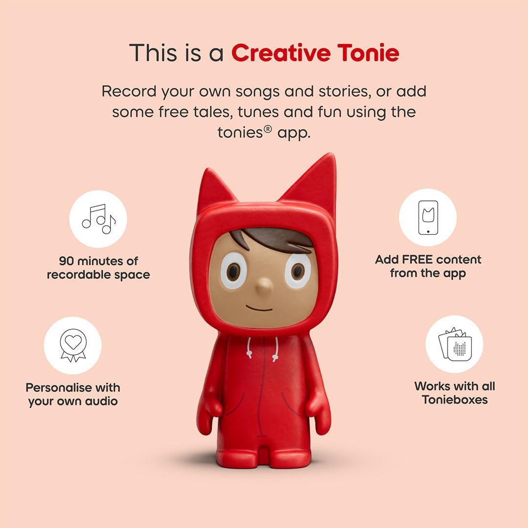Tonies Toniebox 2 Starter Bundle | Create your Own (3pc)-Audio Players- | Natural Baby Shower