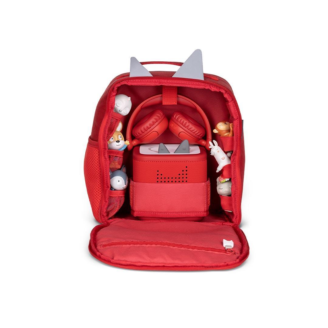Tonies Backpack - Sunset Red-Audio Player Accessories-Sunset Red- | Natural Baby Shower