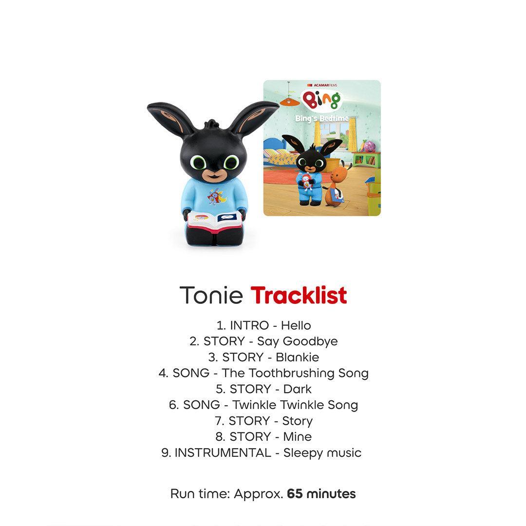 Tonies Bing - Bing's Bedtime-Audio Player Cards + Characters- | Natural Baby Shower
